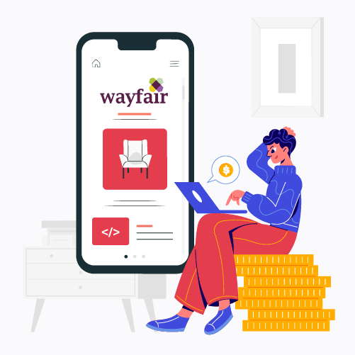 Other popular apps like Wayfair