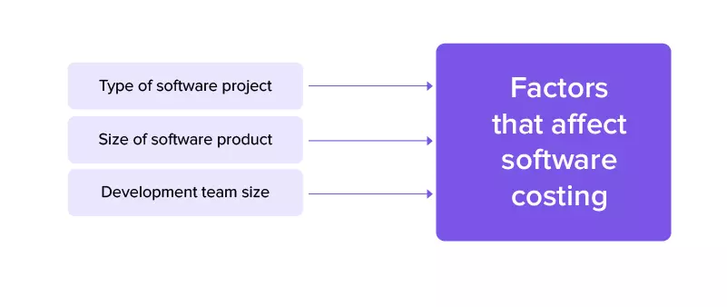 Factors that affect software costing