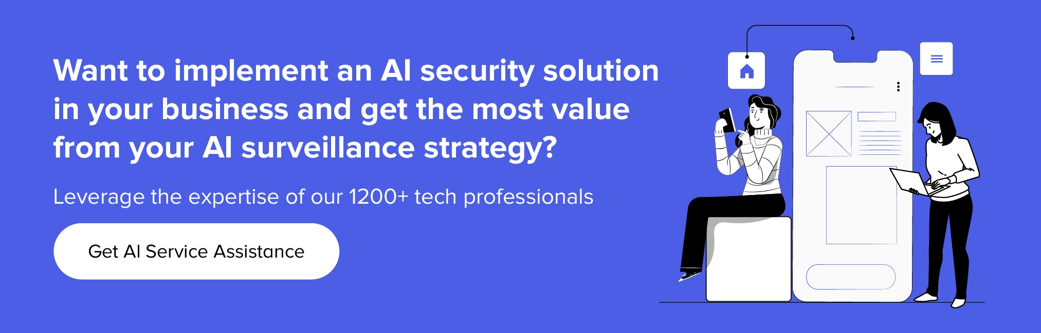 Contact us to implement AI security solutions in your business