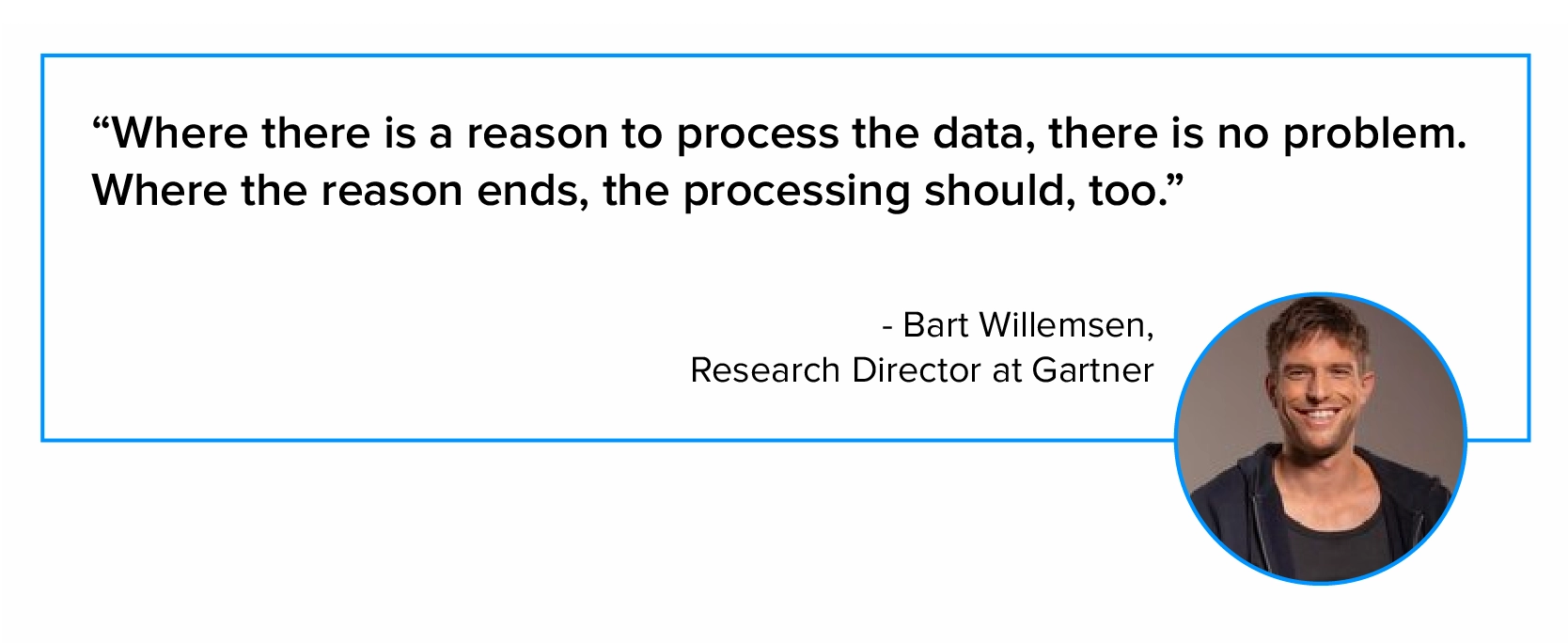  Quote on data processing by Bart Willemsen