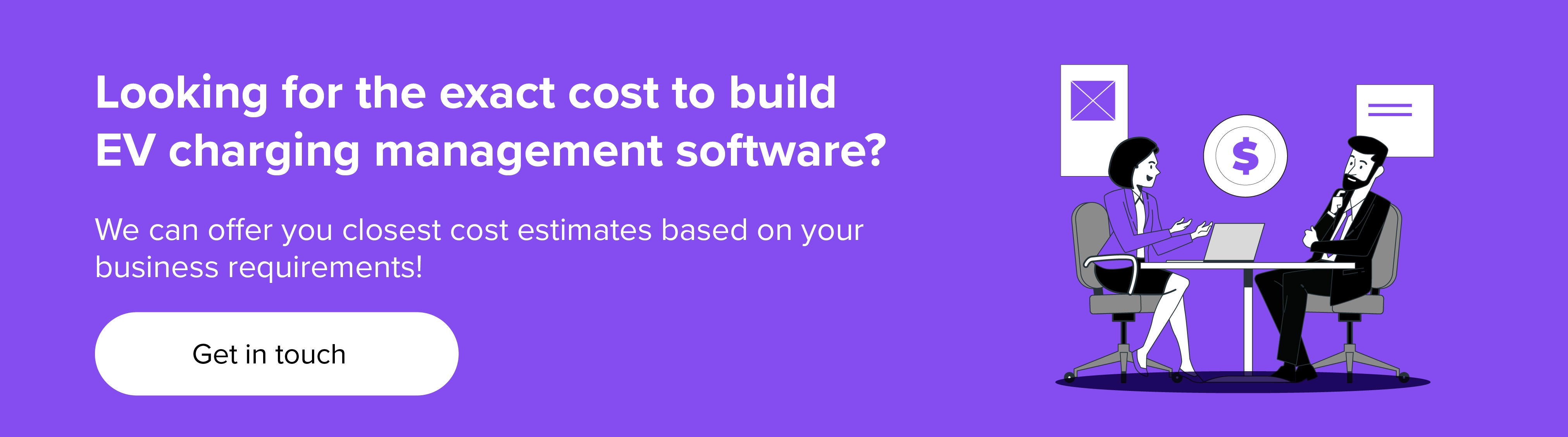 Get exact cost to build EV charging management software